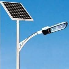 Açık LED Akıllı Güneş Sokak Lambası 10800lm Akı Pürüzsüz Yüzey 12.8V